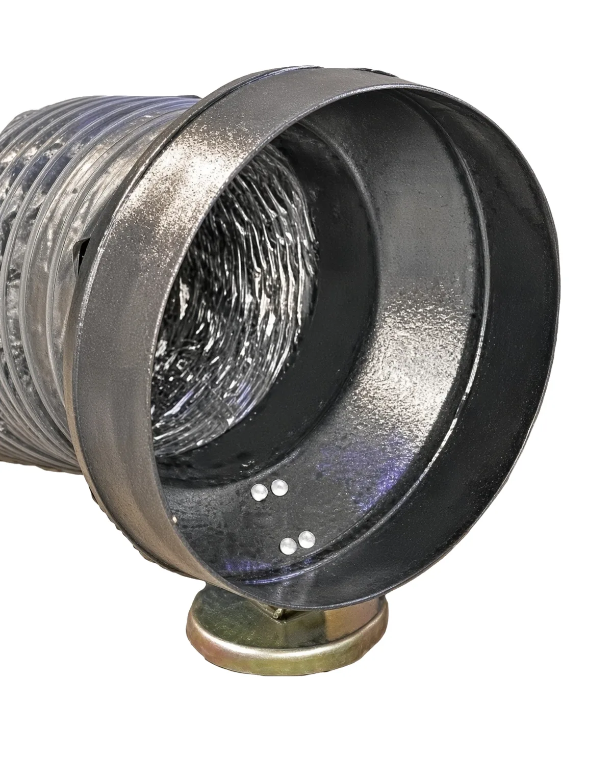 Circular steel capture nozzle with magnet