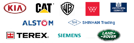 Logos of some of Electac's customers