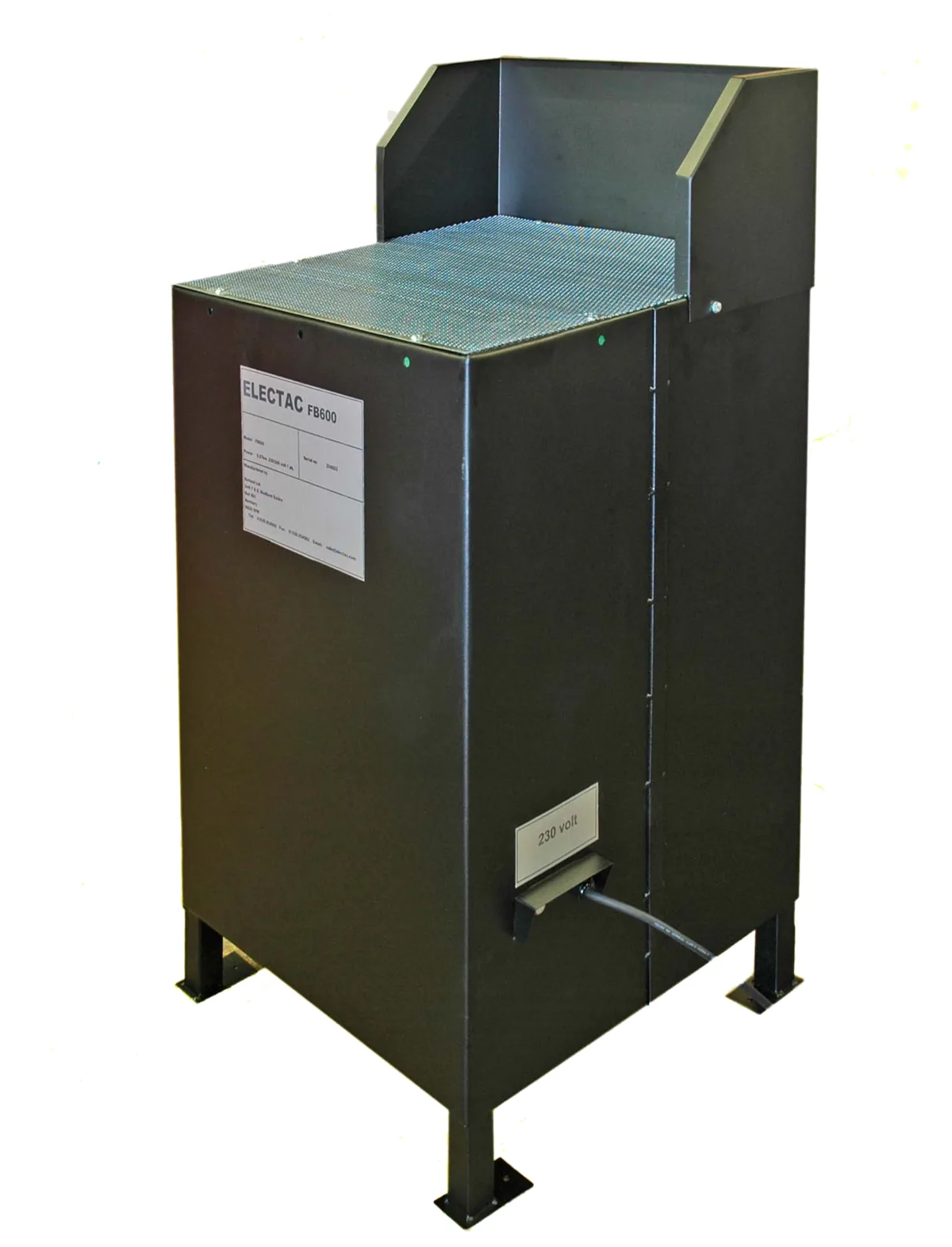 Electac FB600 mini grinding and sanding bench