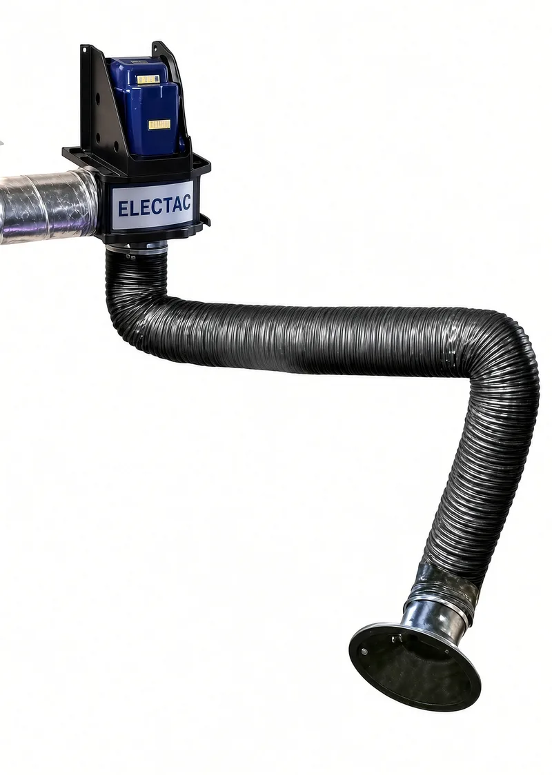 Electac P1-L150 single operator wall mounting extraction fan system