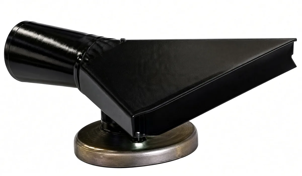 Fantail capture nozzle 45mm, 200mm wide